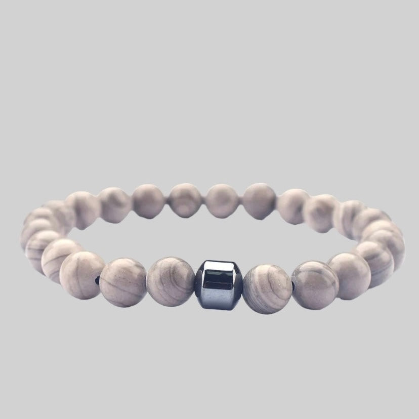 Gray Wood Armband