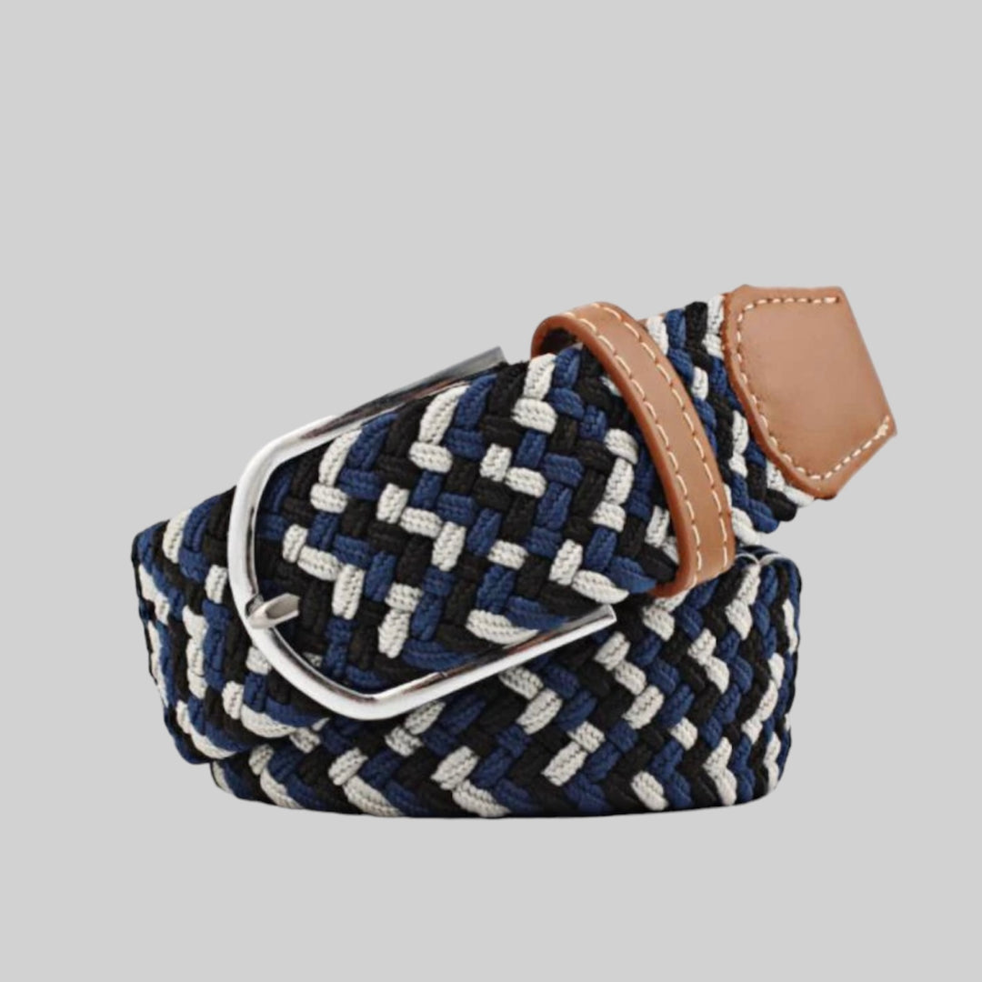 Bälte ”Navy, svart & vit”