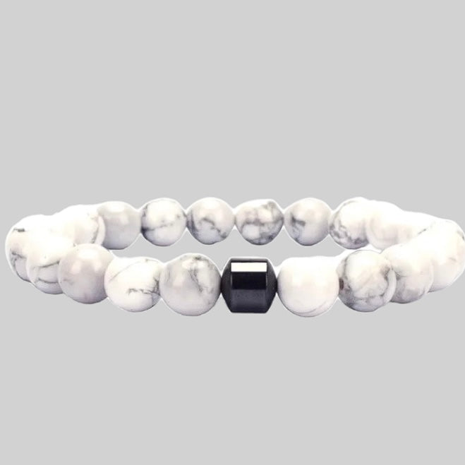 White Stone Armband