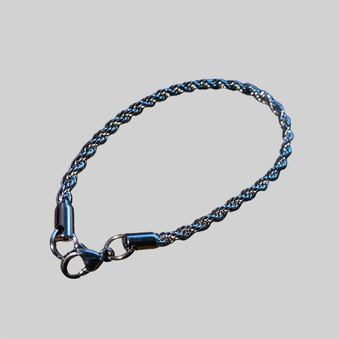 Silver Twist Armband