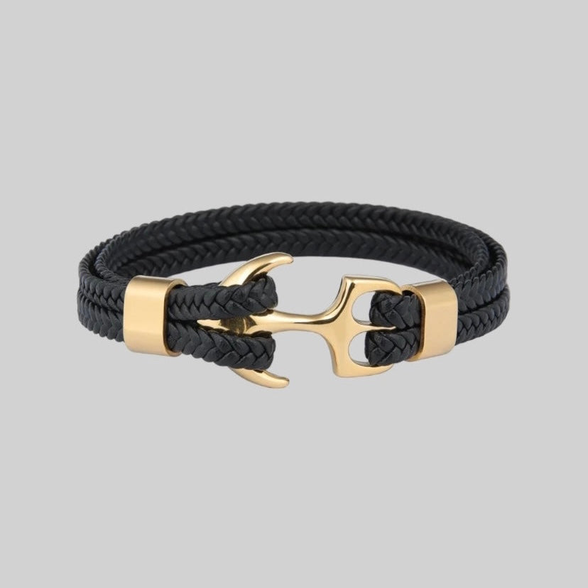 Gold Anchor Armband