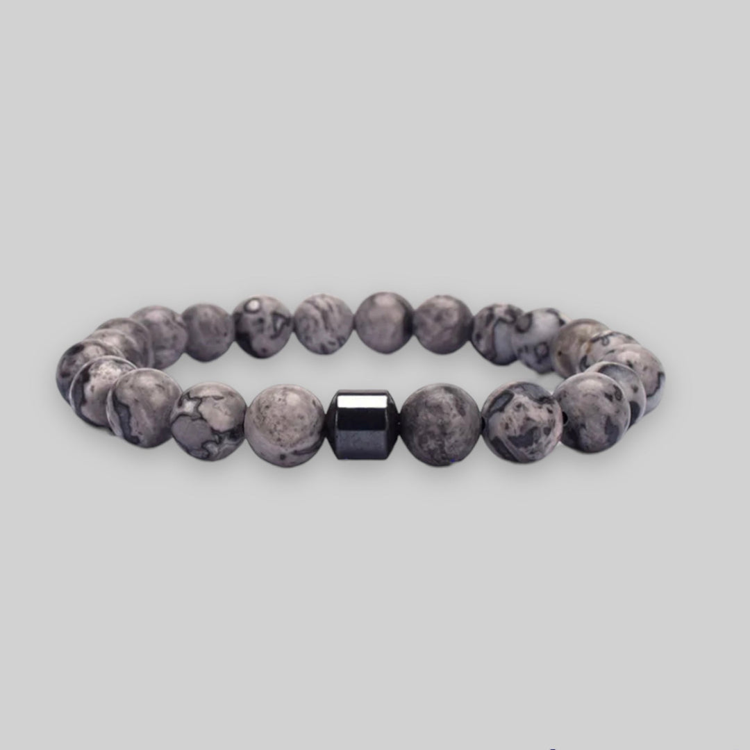 Gray Stone Armband